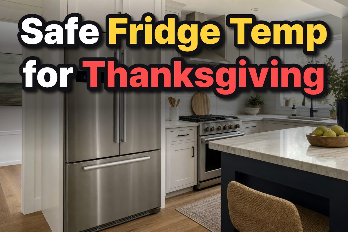 A modern American kitchen with a stainless steel refrigerator.