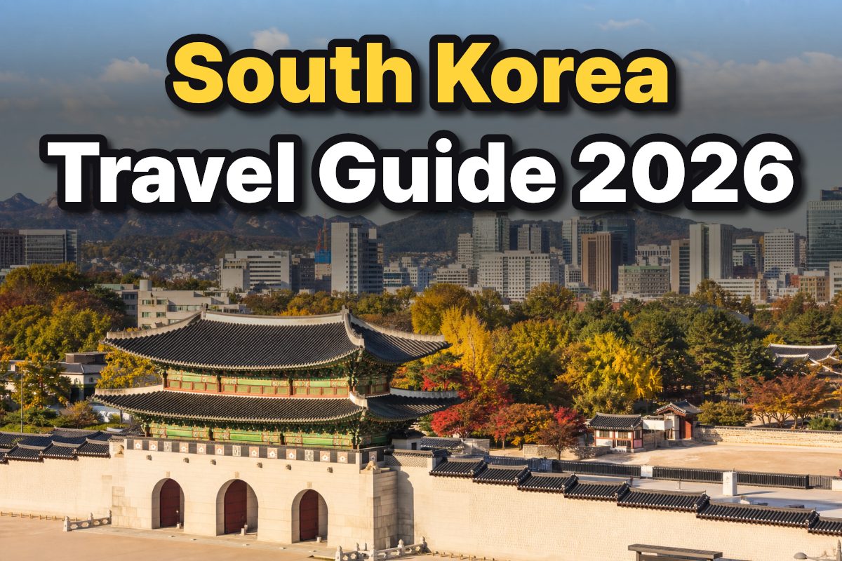 서울의 전통 궁궐 건물과 현대적인 도시 풍경이 함께 보입니다.