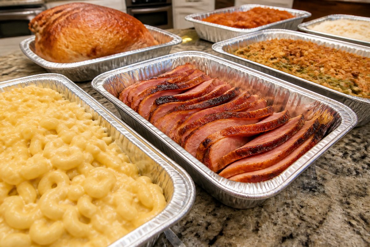 Shallow metal containers used for cooling food rapidly